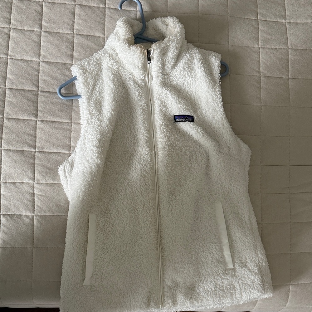 Patagonia White Fleece Jacket